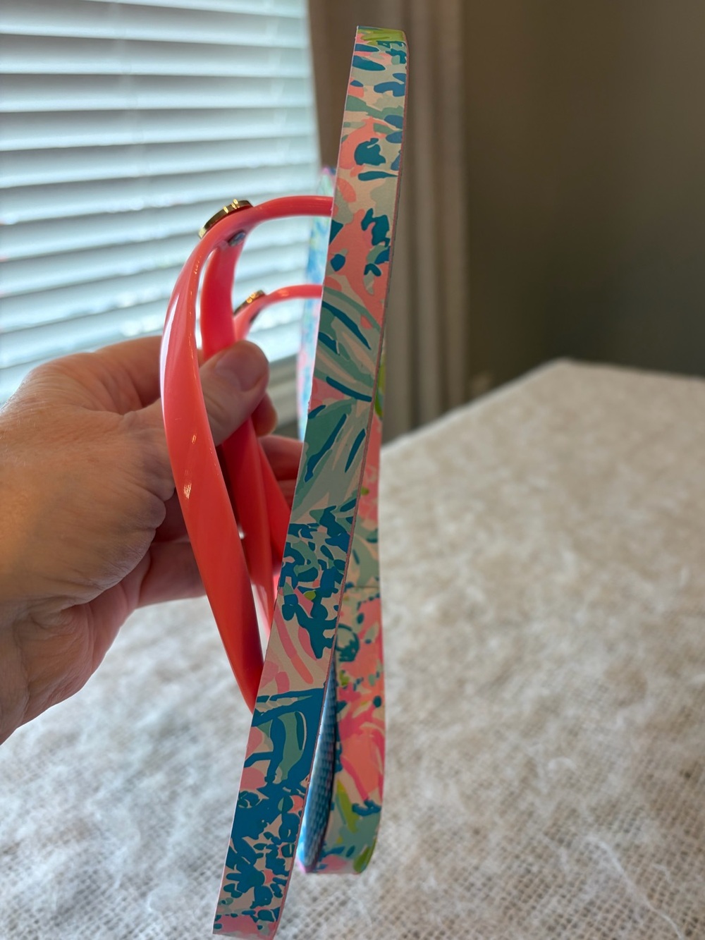 Lilly Pulitzer Flip Flops - Picture 5 of 10